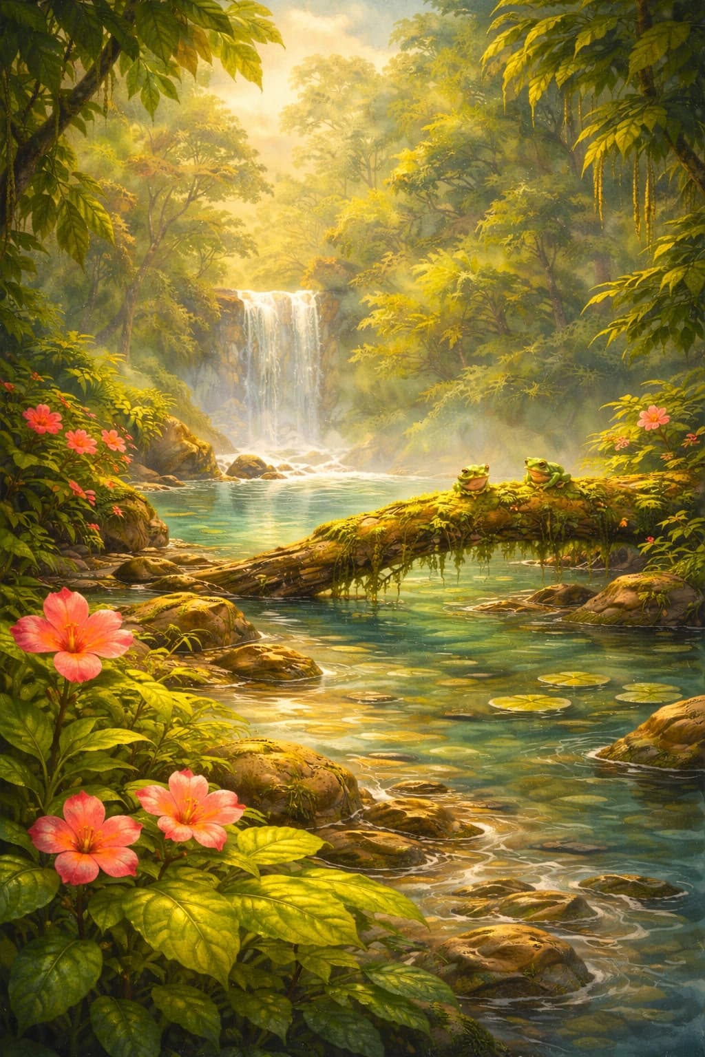 טבע ירוק ושקט המשדר ריפוי והתחברות בטיפול קמבו